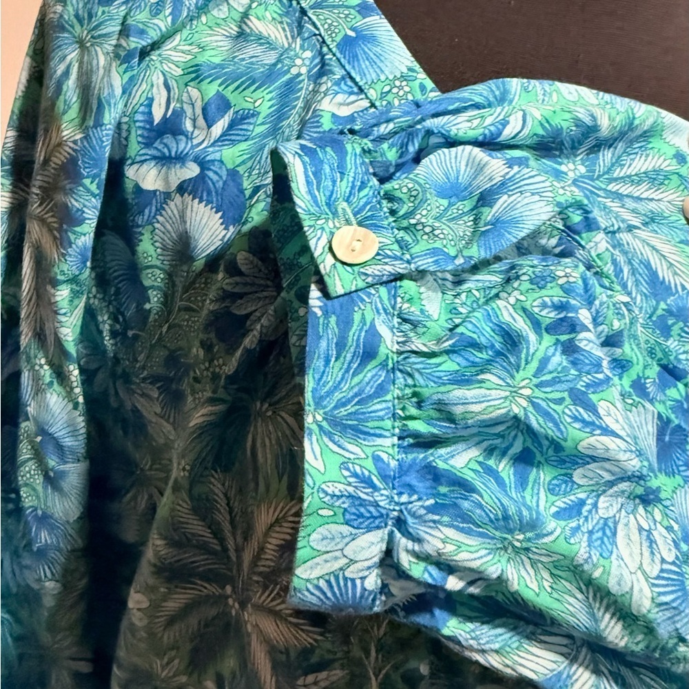 Tommy Bahama Floral Button Down Blouse - Picture 7 of 11